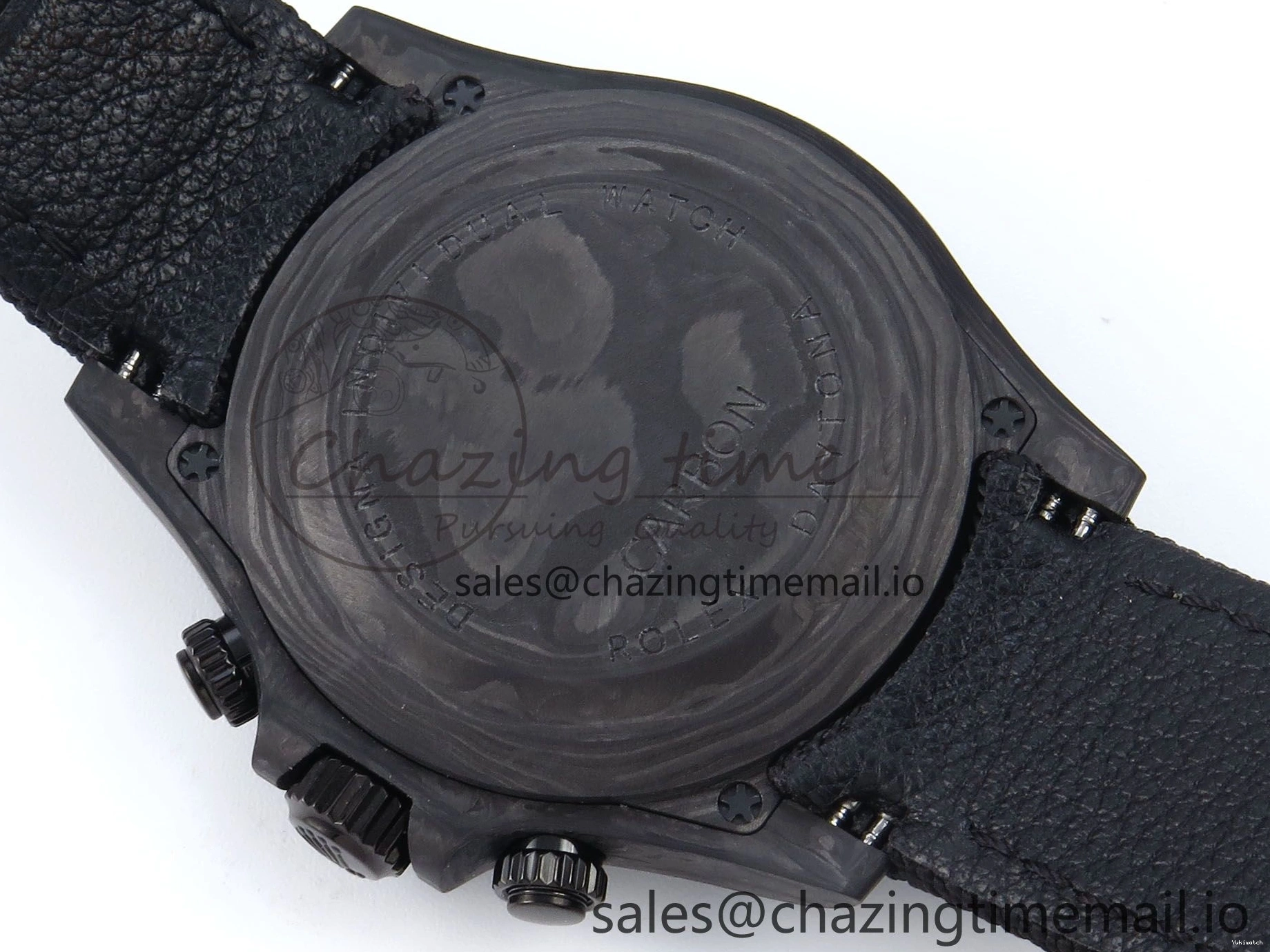 Best 40mm N6F Skeleton Black DD4801 Daytona Dial Gray Diw 1:1 Strap Edition Nylon 1126